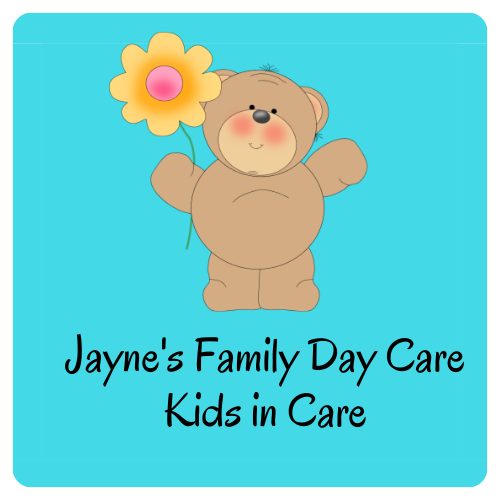 A Logo for Kylie's Angels Family Day Care Shows Two Angels Holding Hands — Five Star Family Day Care in Maitland, NSW
