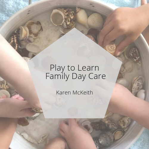 A Poster for Play to Learn Family Day Care by Karen Mckelith — Five Star Family Day Care in Maitland, NSW