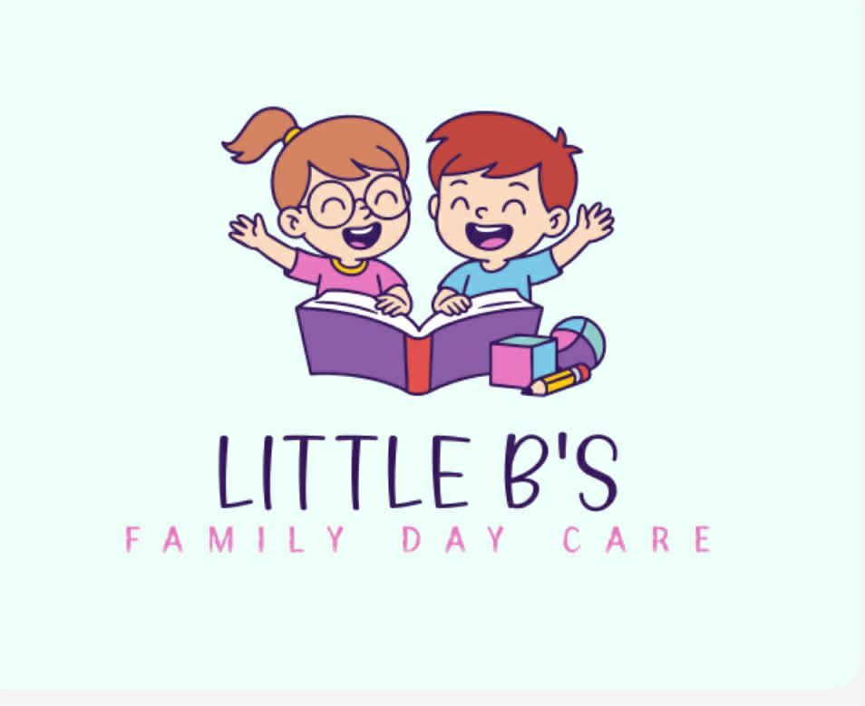 Two Cartoon Children Reading a Book — Five Star Family Day Care in Muswellbrook, NSW