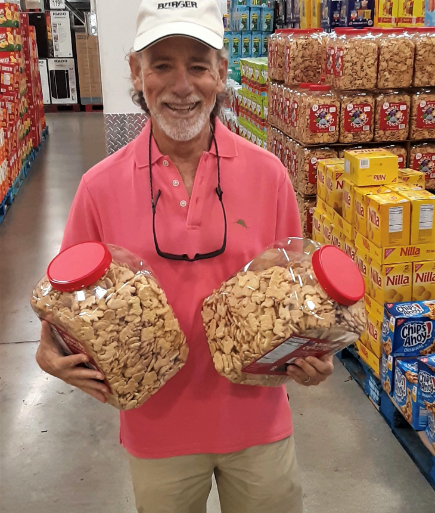 Craig's buying snacks
