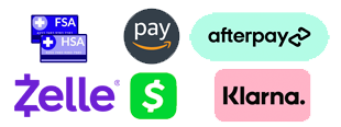 A logo for carecredit that says `` hsa / fsa accepted '' and `` affirm ''.