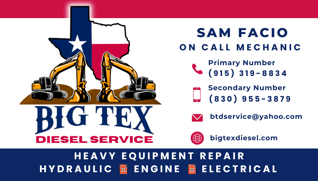 Big Tex Business Card Front