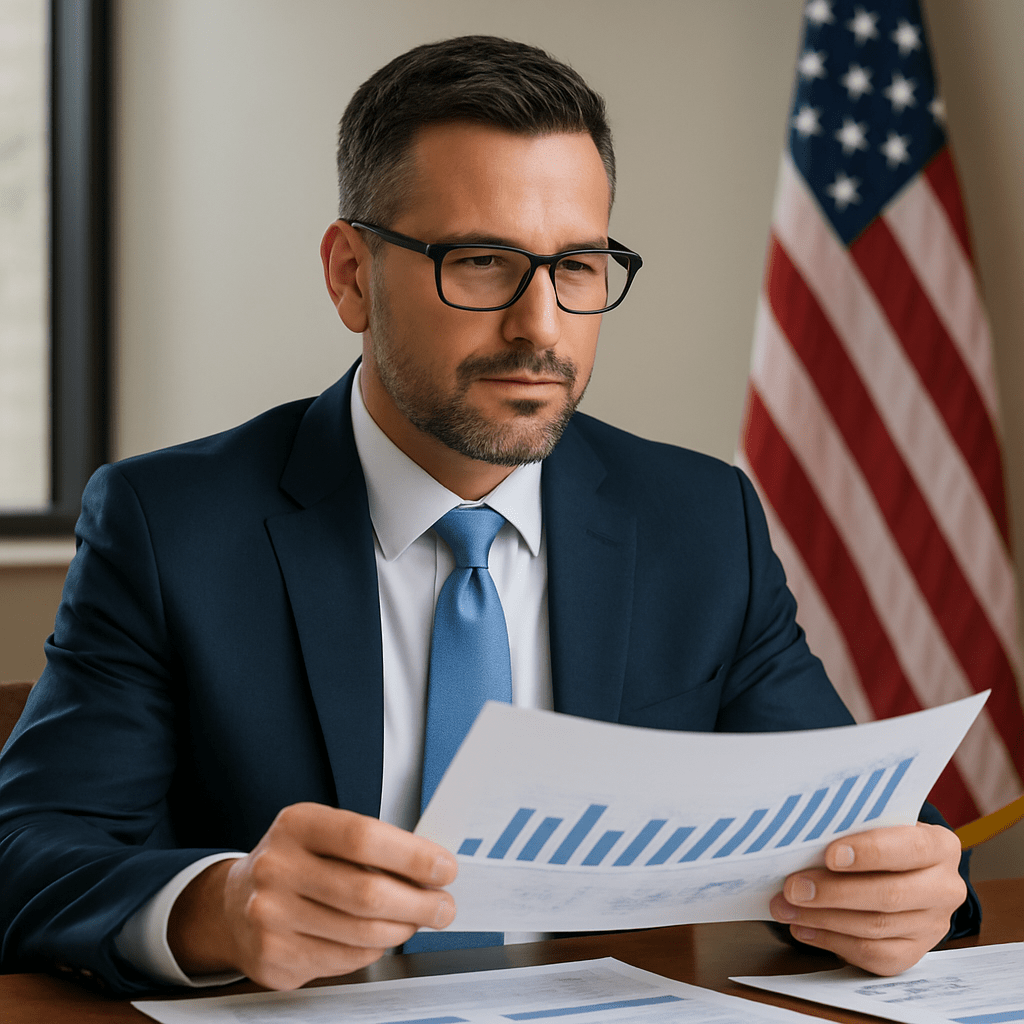 U.S. small business owner reviewing tax strategy in 2025