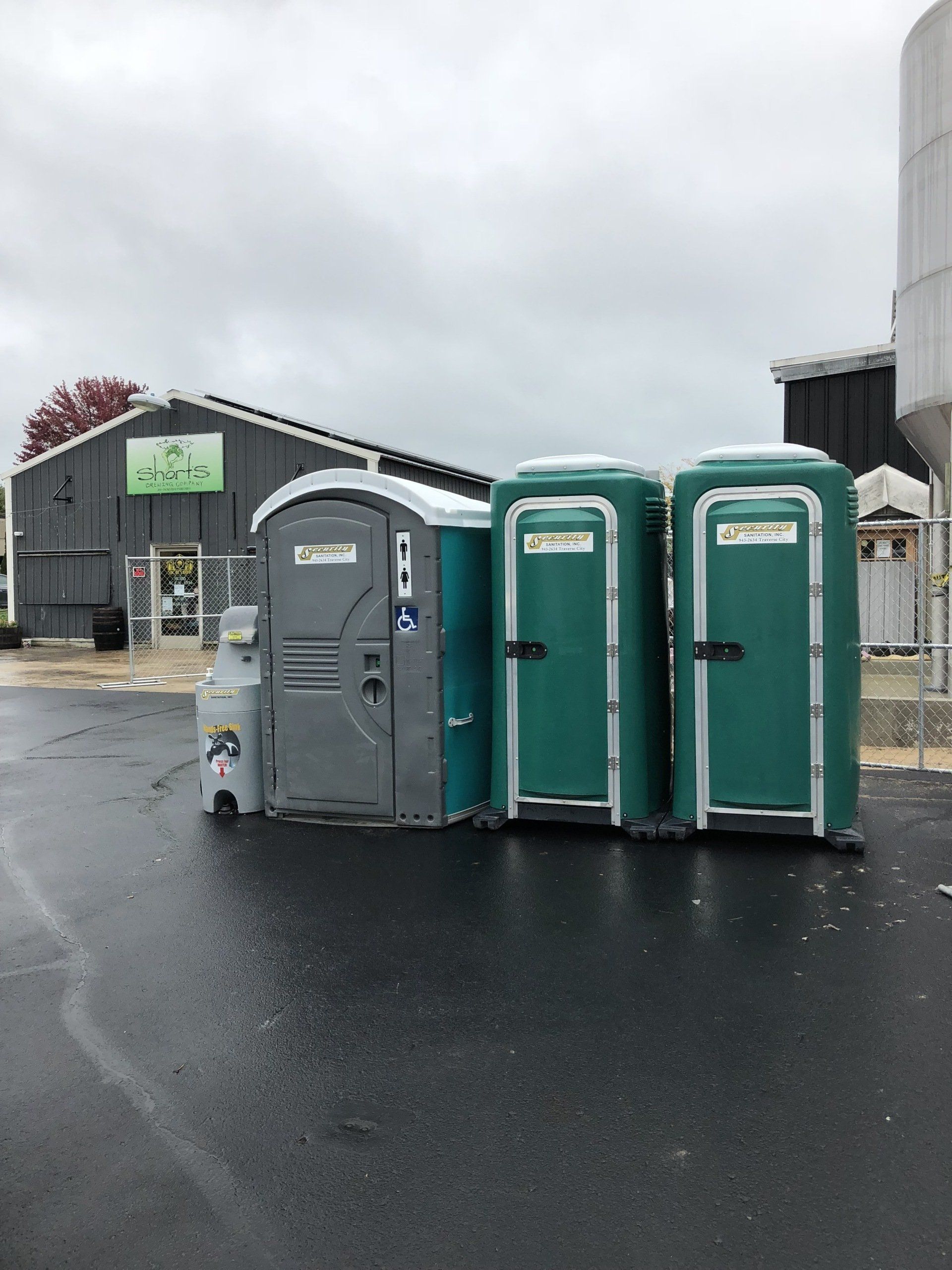 Red Portable Toilets — Traverse City, MI — Belanger Septic Security Sanitation