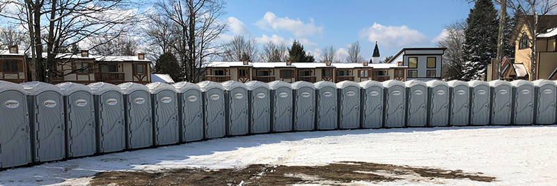 Gray Portable Toilets — Traverse City, MI — Belanger Septic Security Sanitation