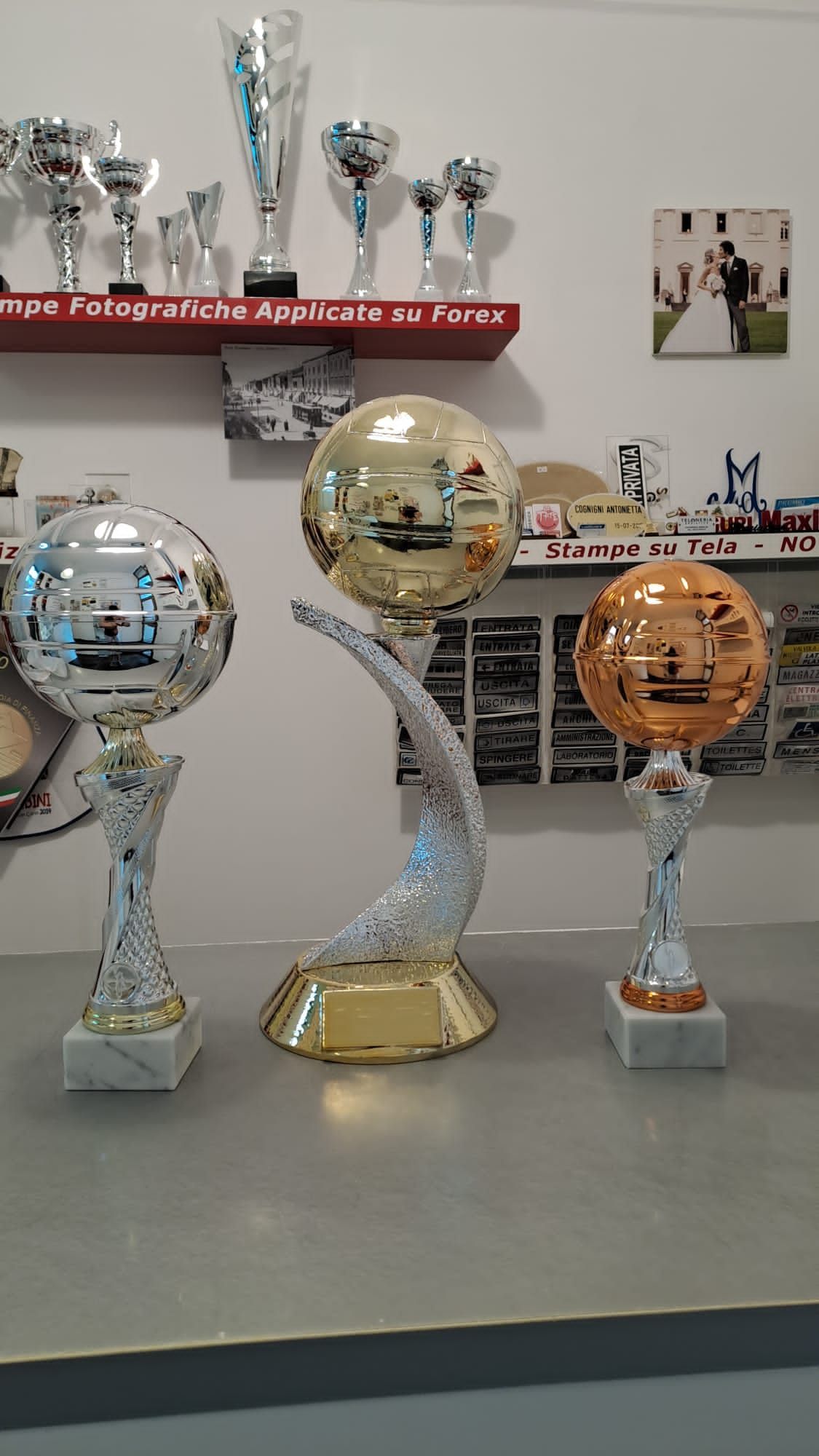 trofei da personalizzare