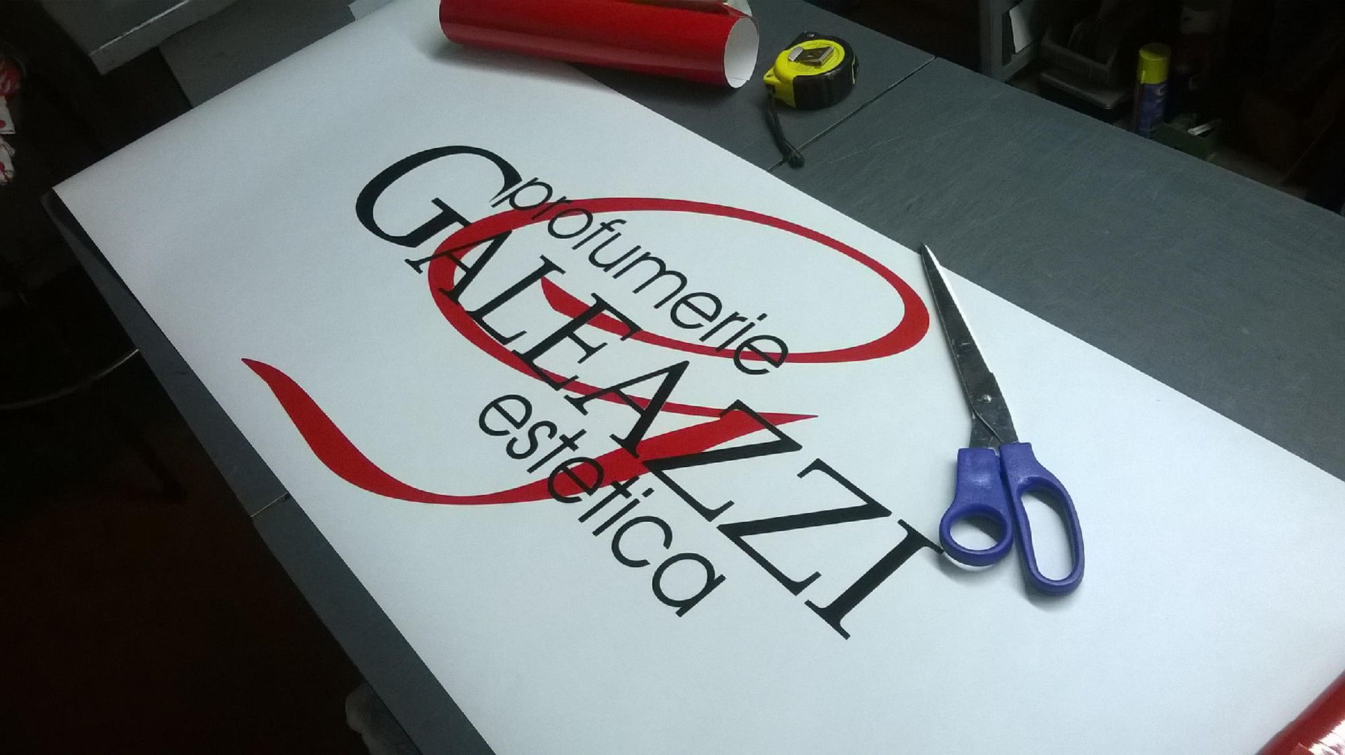 insegna centro estetico Macerata Celaschi Targhe