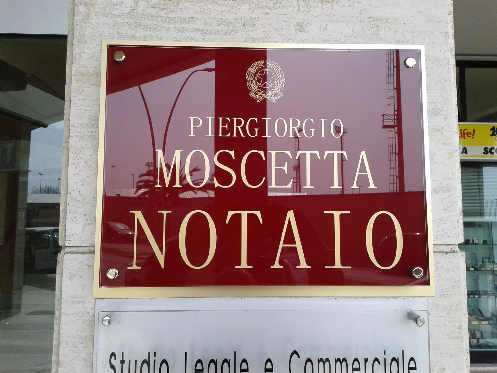 targa notaio Macerata