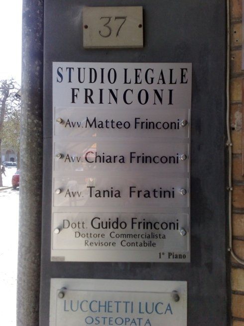 creazioni targhe Civitanova Marche