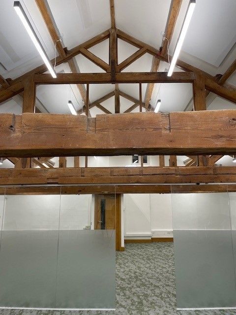 ProSound Easy-Fix Acoustic Ceiling Panels in an open plan office