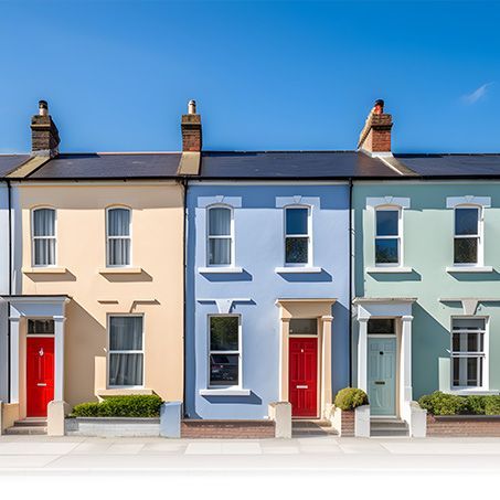 Row of terraced houses
