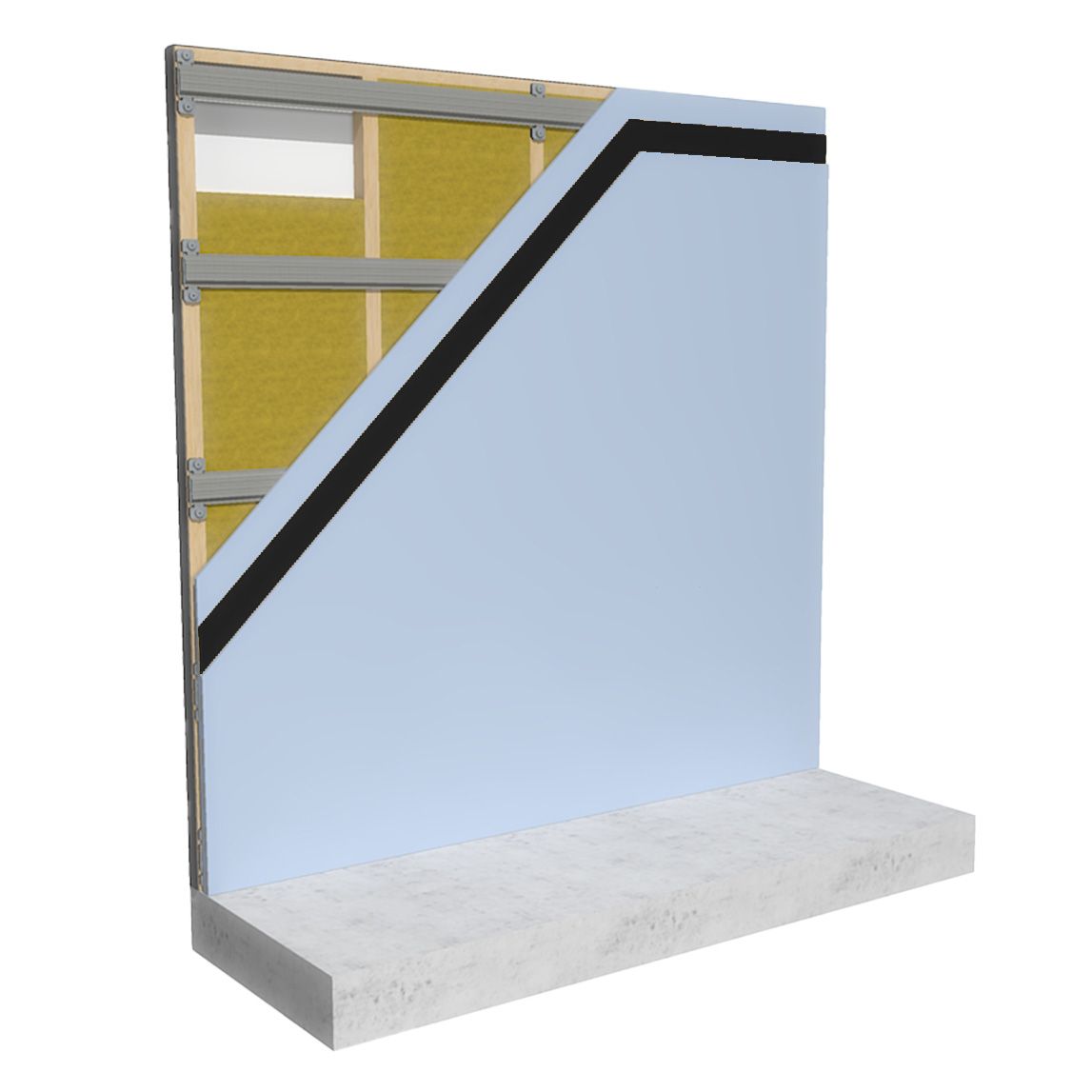 ReductoClip stud wall soundproofing