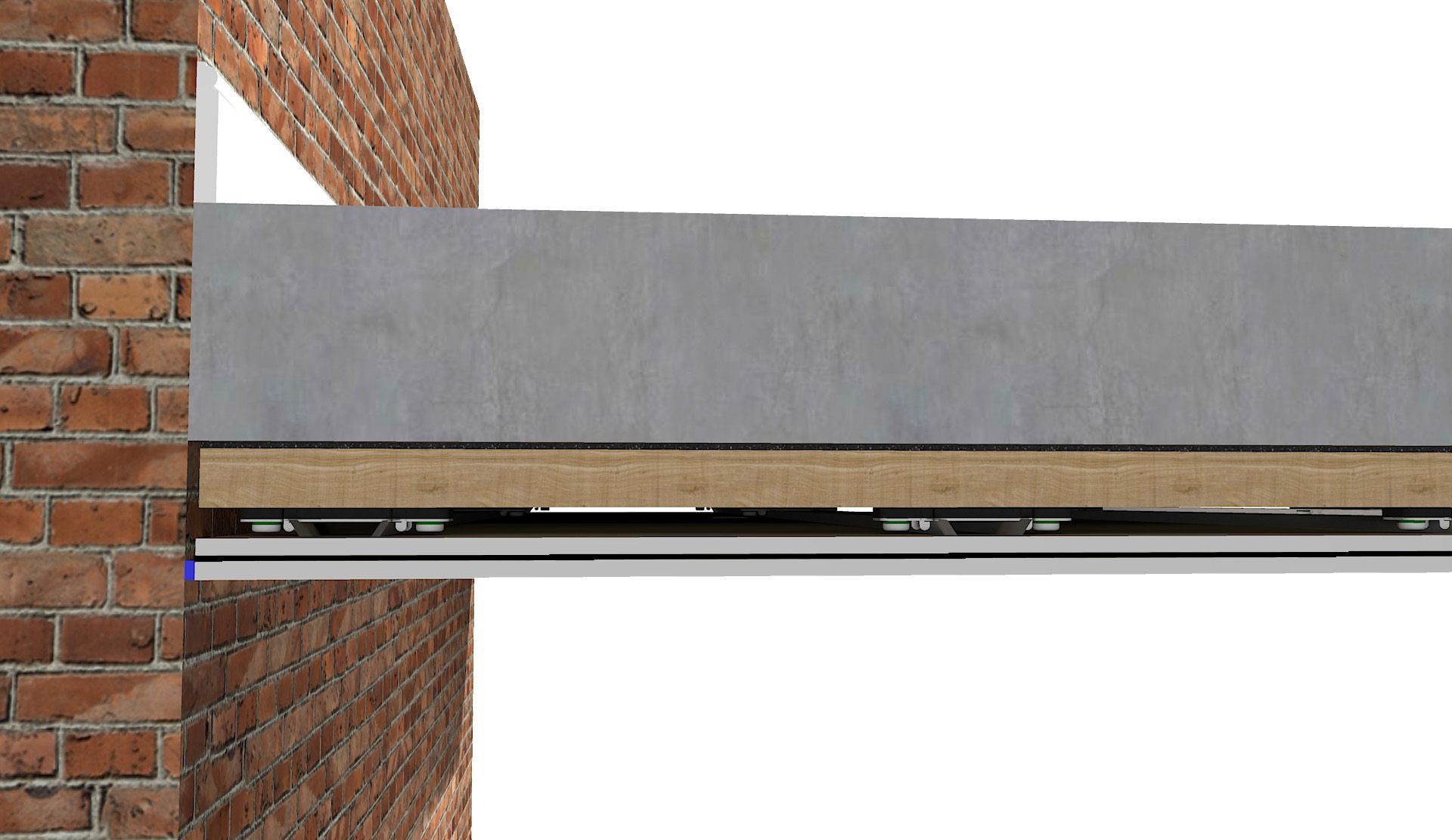 ReductoClip Concrete Ceiling System