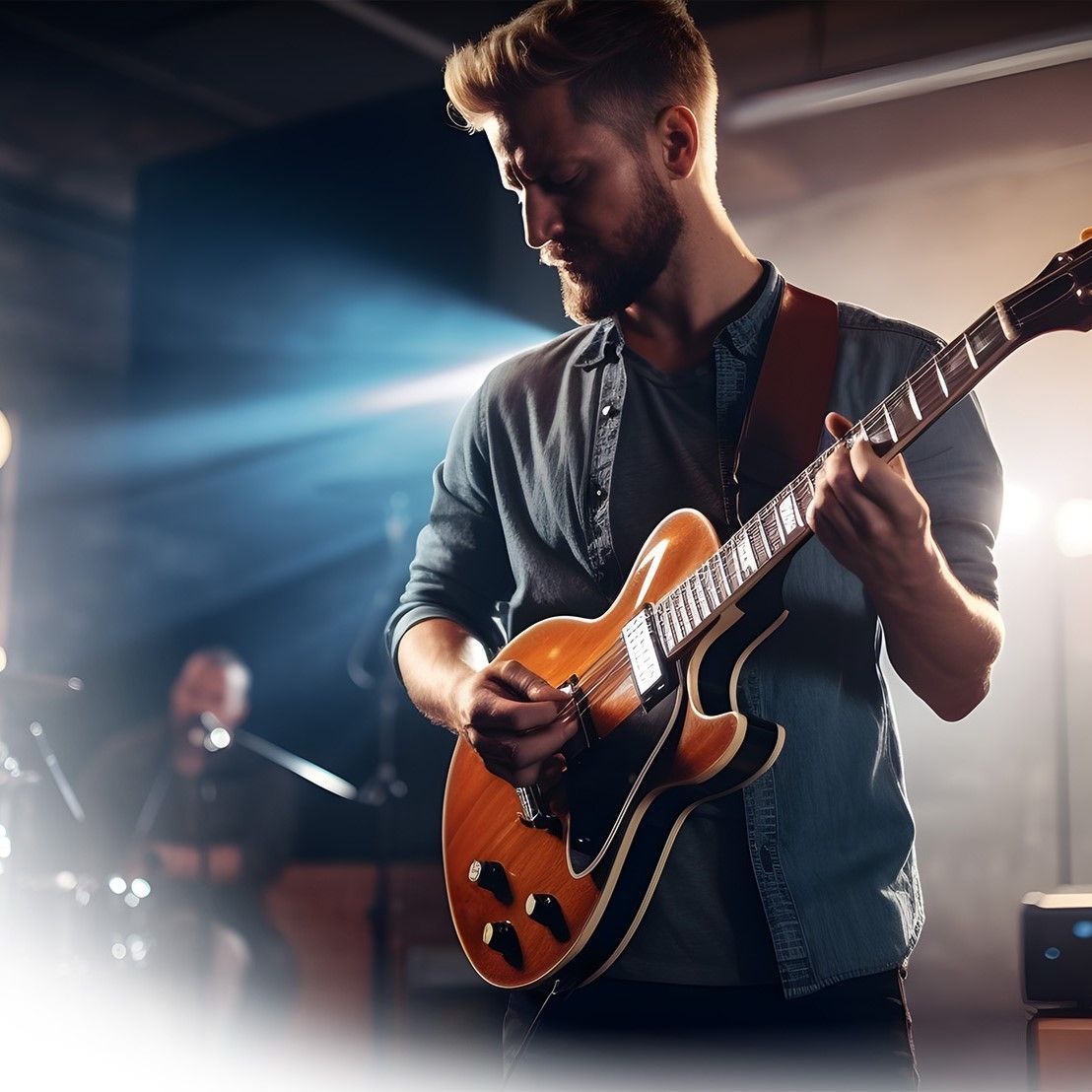Man playing guitar 