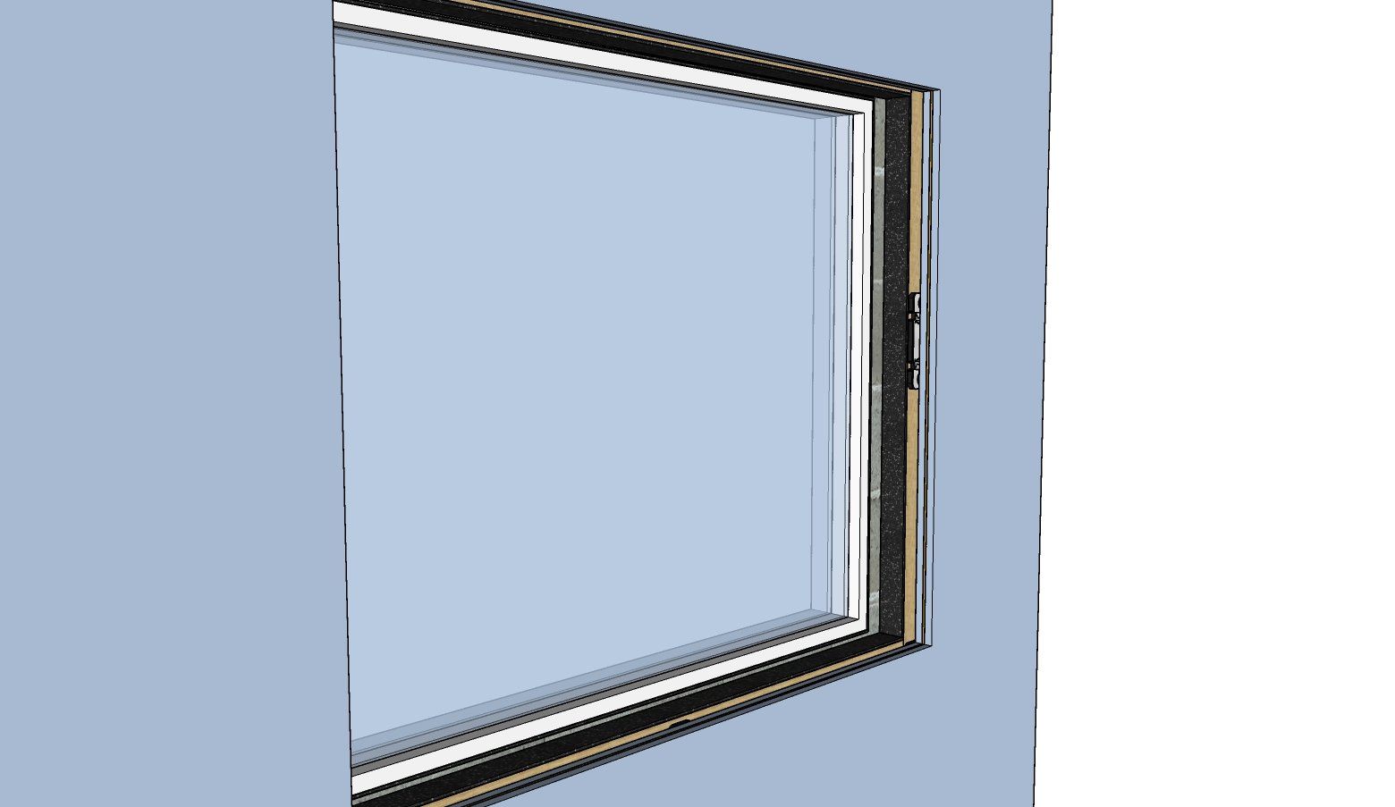 Music studio window