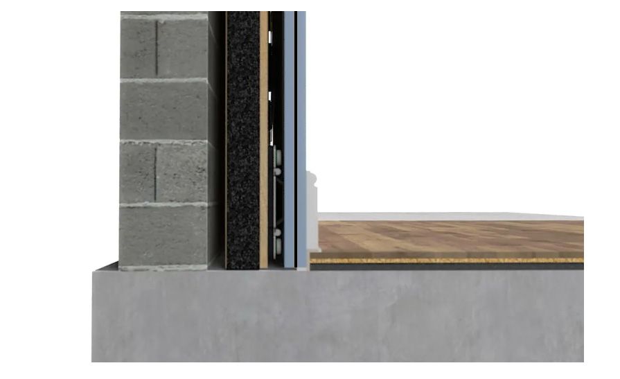 studio soundproofing reductoclip wall and soundmat 2 plus floor
