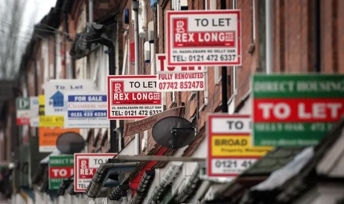 To Let signs on street