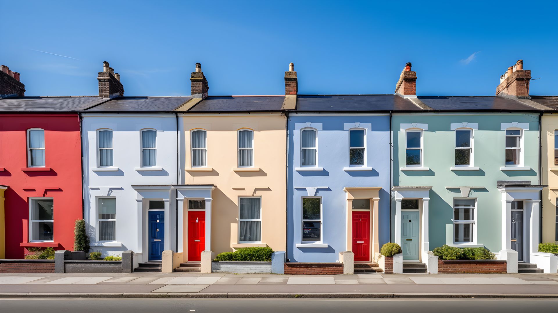 Row of terraced houses