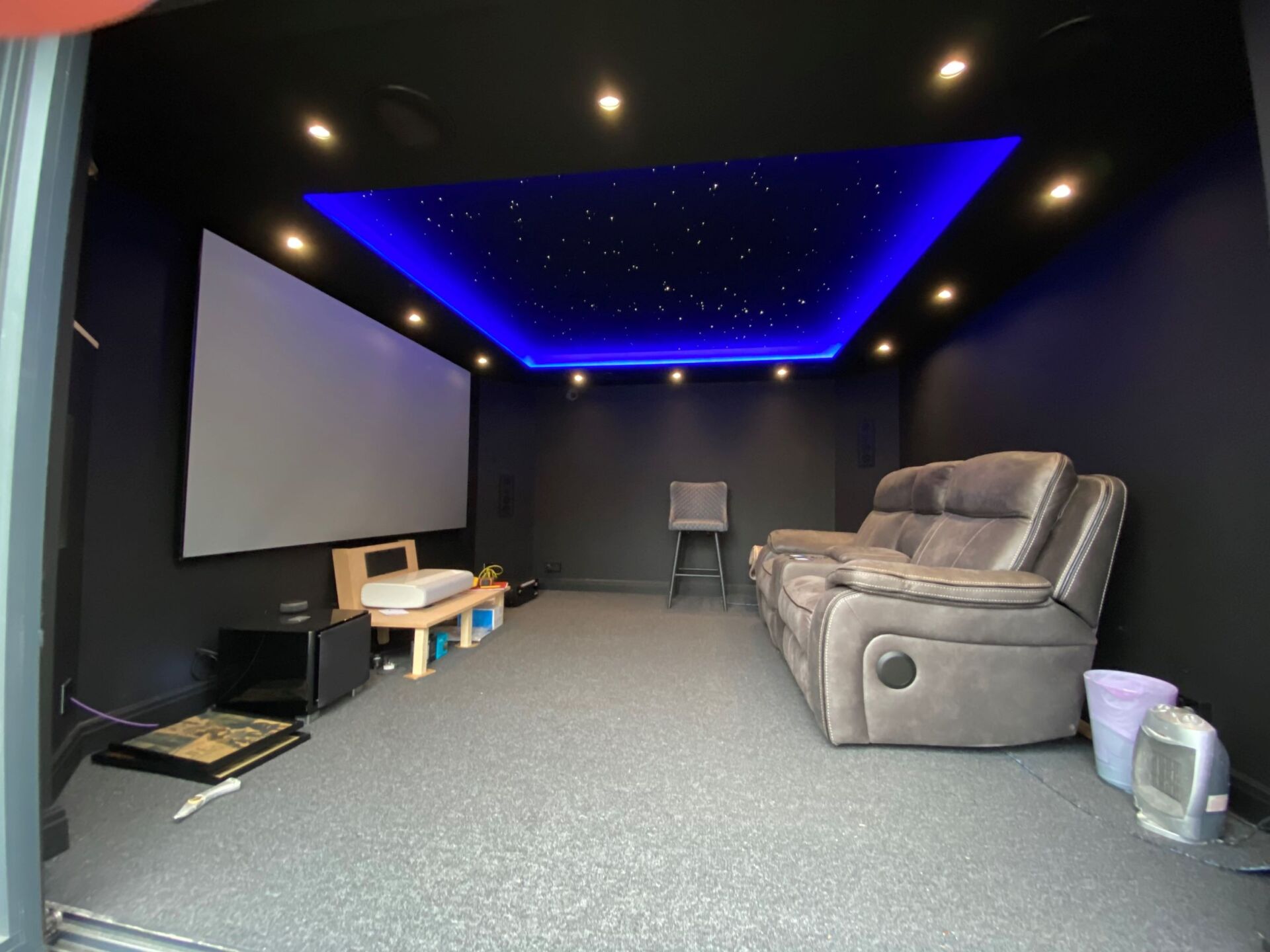 Home cinema soundproofing 