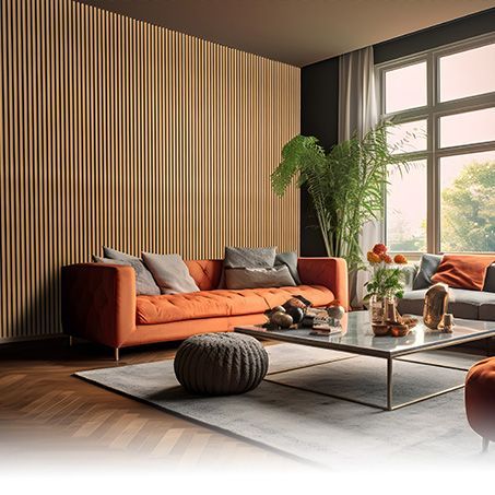 Acoustic Timber Slatted Panels 