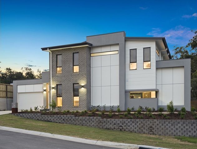 Modern two-story house — Premier Bricks, Blocks & Pavers In Heatherbrae, NSW