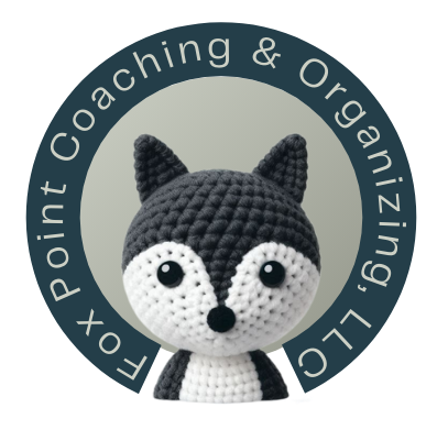 A logo for fox point coaching and organizing llc