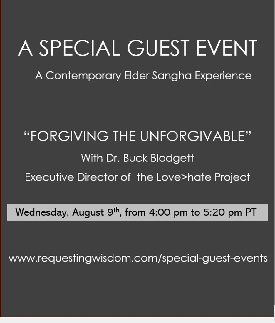 Special Event about Forgiving the Unforgivable