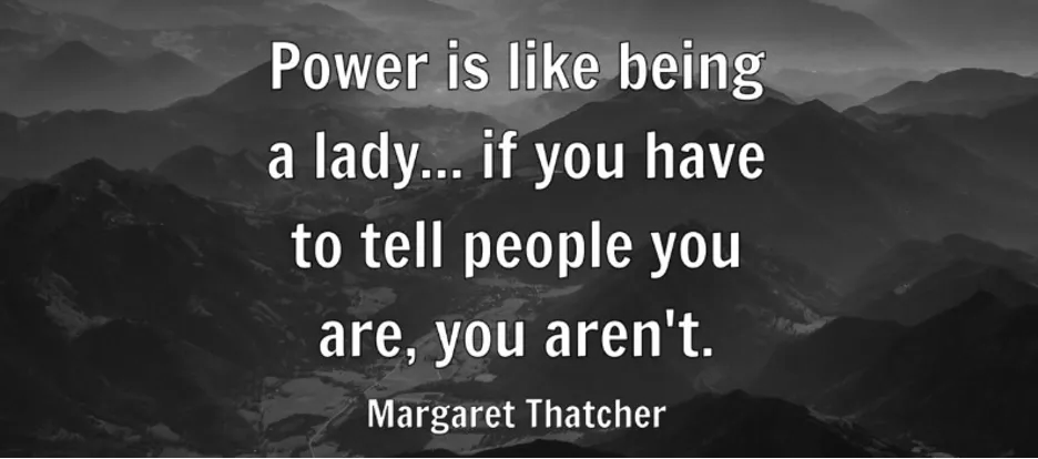 A Quotation by Margaret Thatcher