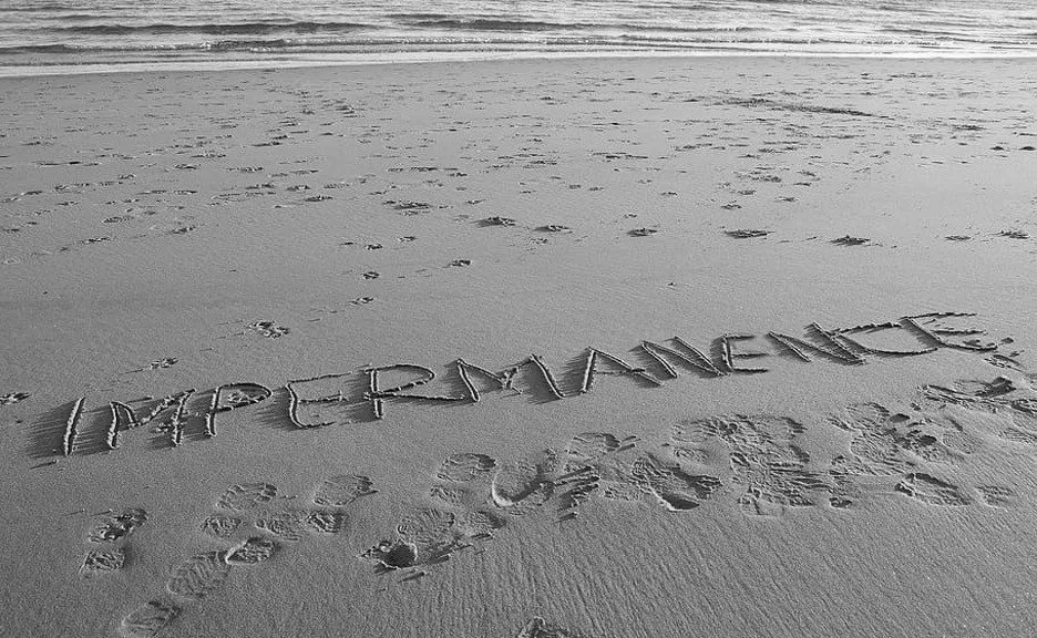 Impermanence Written in the Sand