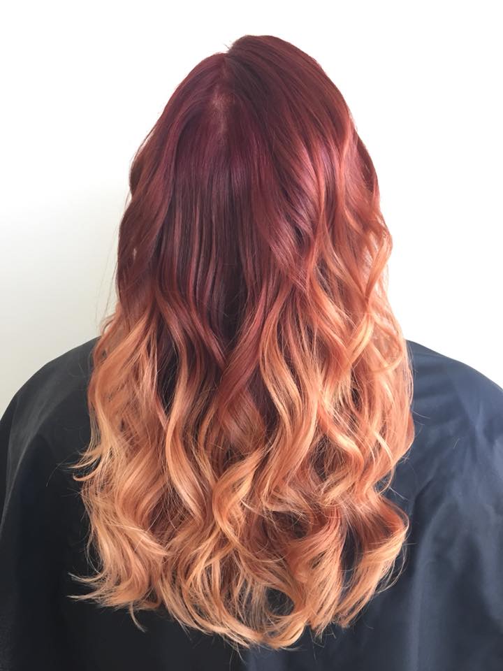 Red Hair Ombre