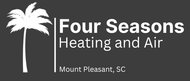 A logo for four seasons heating and air
