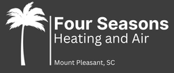 A logo for four seasons heating and air