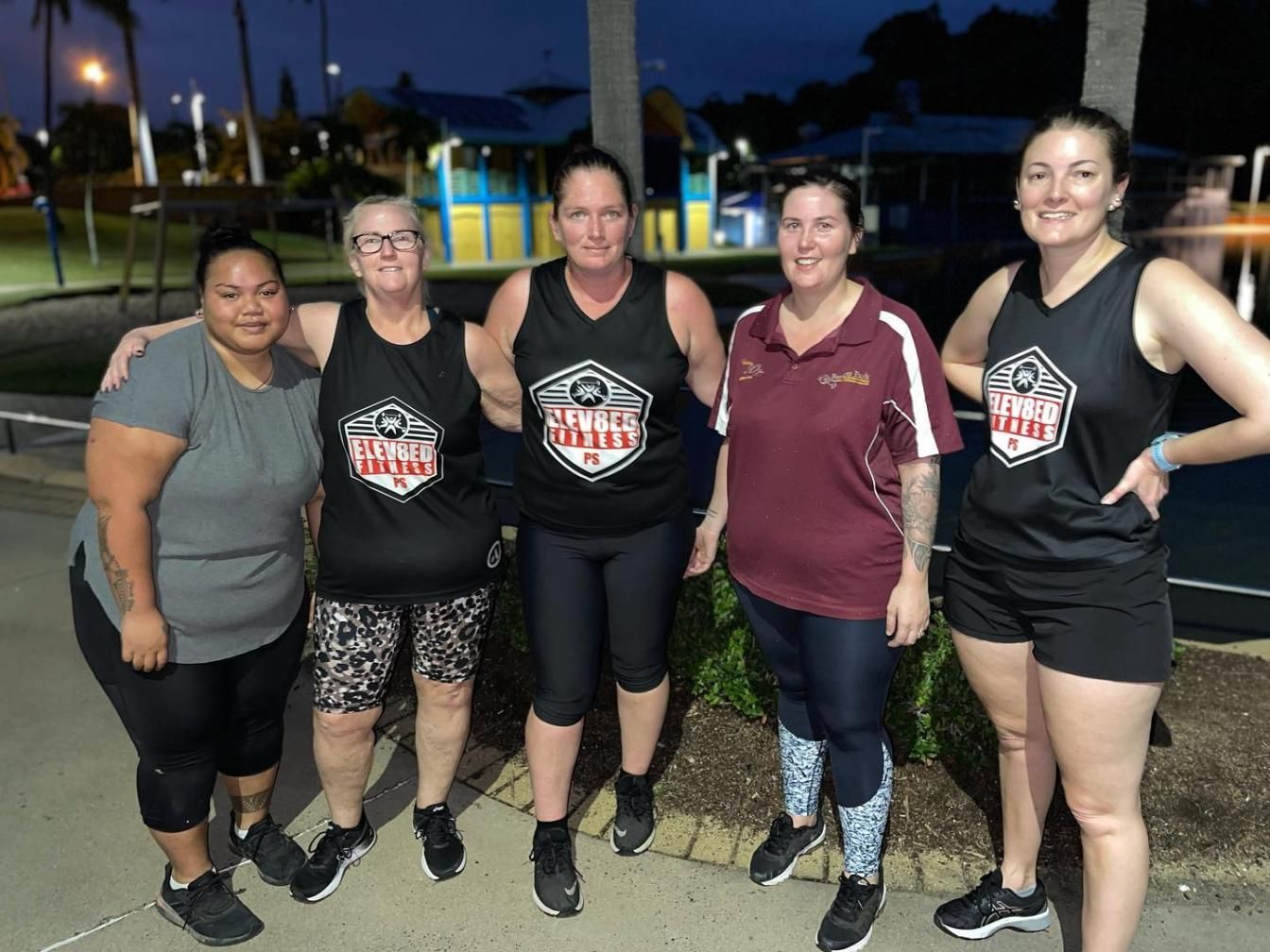 A Group Of Women Are Posing For A Picture Together — Elev8ed Fitness In Currajong, QLD