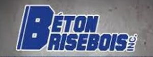 Logo de Béton Risebois Inc., comportant un « B » bleu et du texte en bleu et blanc sur fond gris.