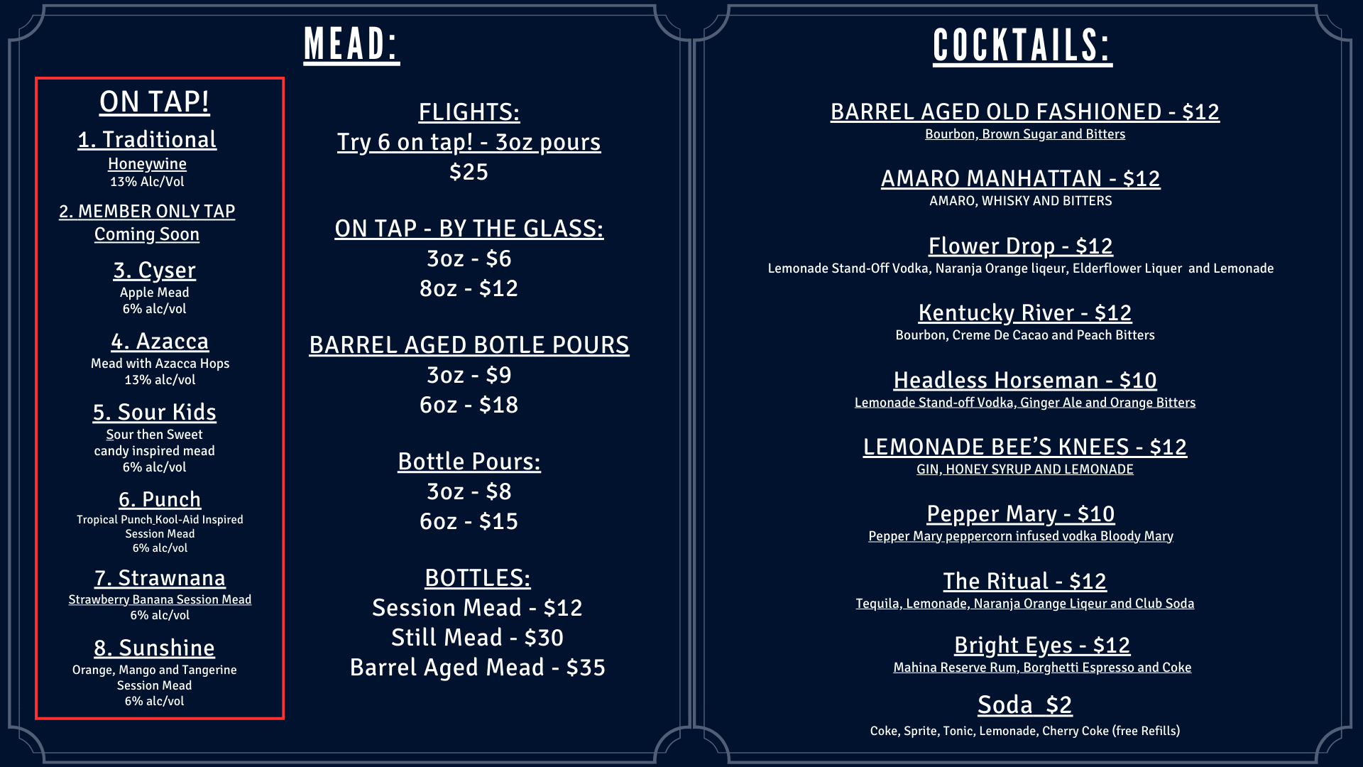 Mead On Tap Lake St. Louis, MO Burnt Barrel