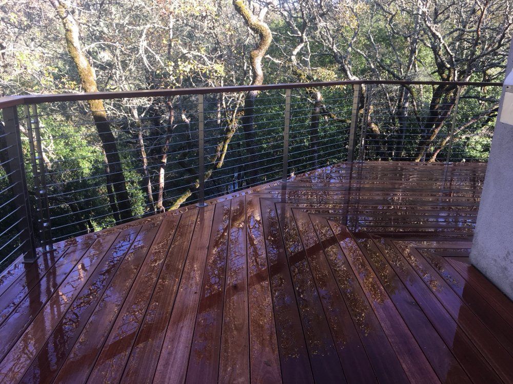 Balcony with Aluminum Railings — Windsor, CA — Century Fencing Company