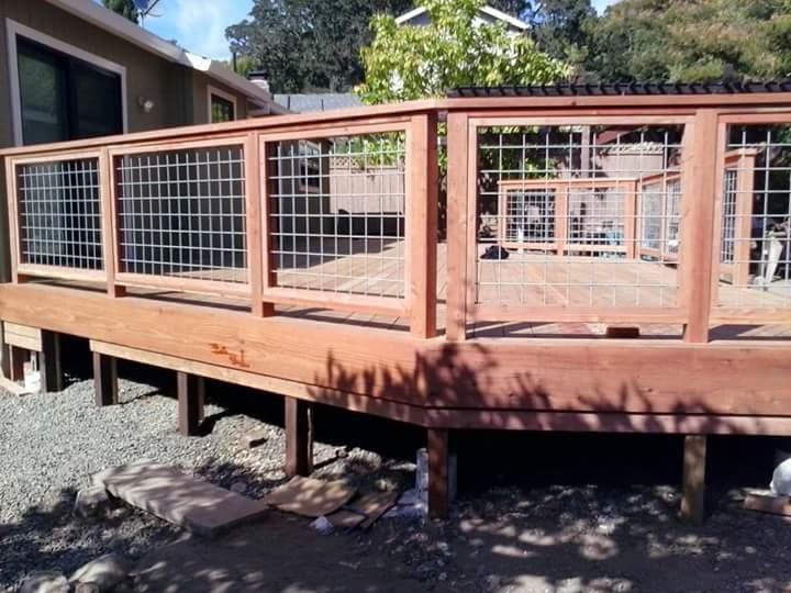 Deck with Utility Fence — Windsor, CA — Century Fencing Company