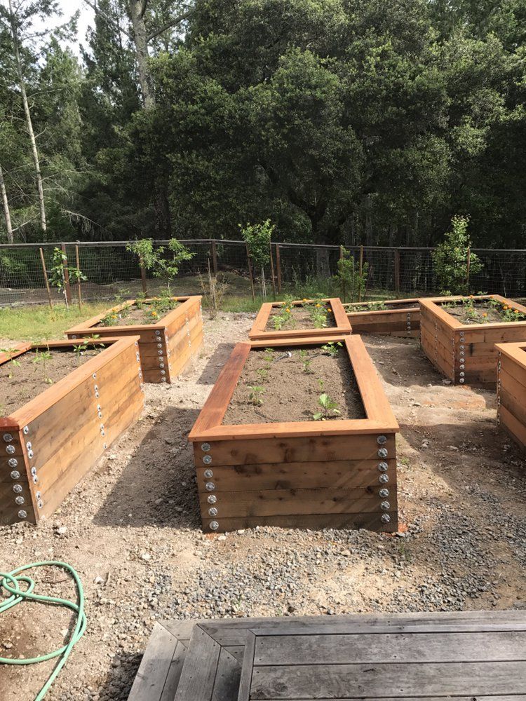 Six Plant Boxes — Windsor, CA — Century Fencing Company