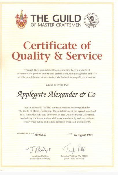 GMC Certificate