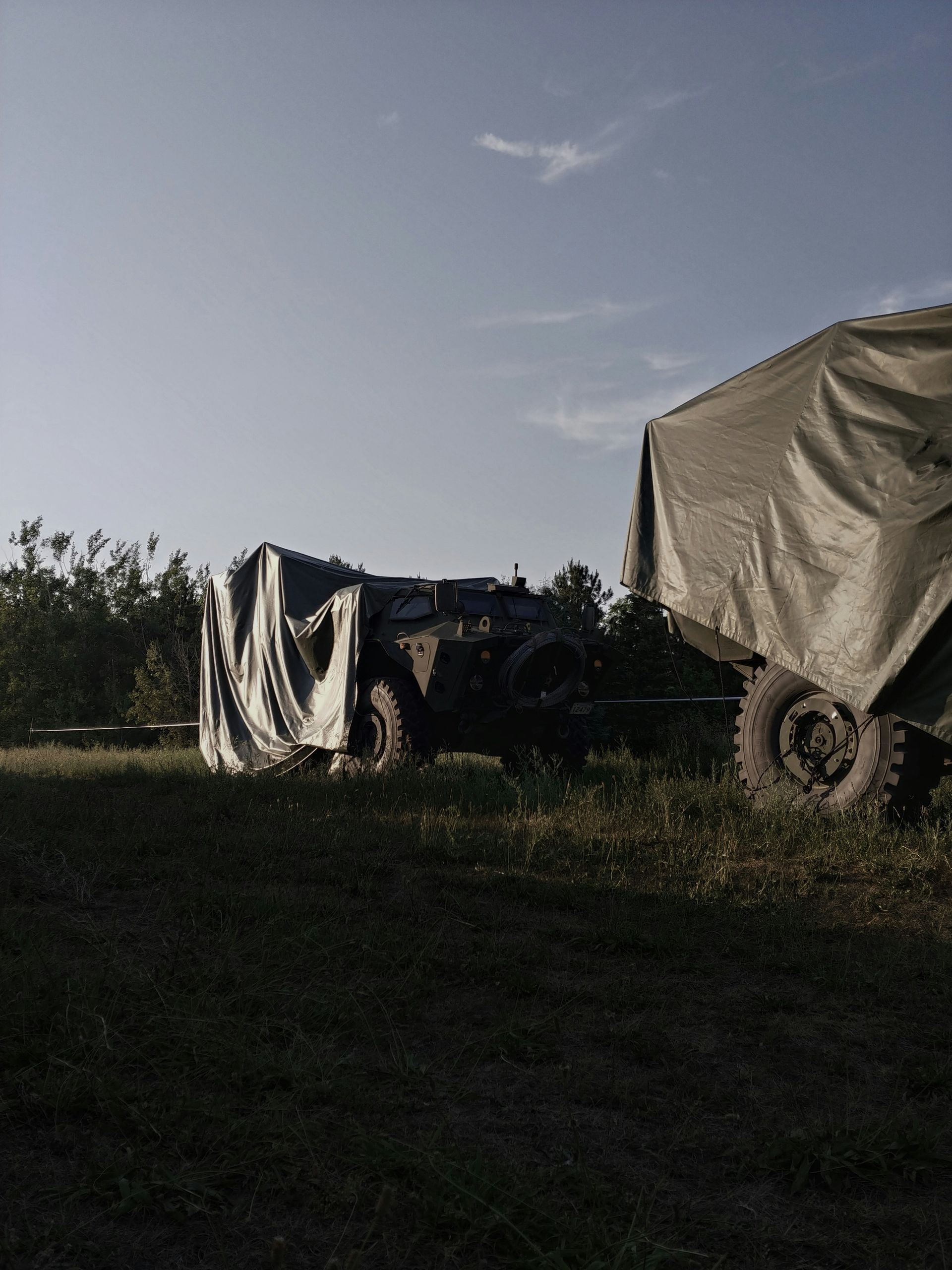 Two Vehicles Covered With Tarps — Canobolas Canvas In Orange, NSW