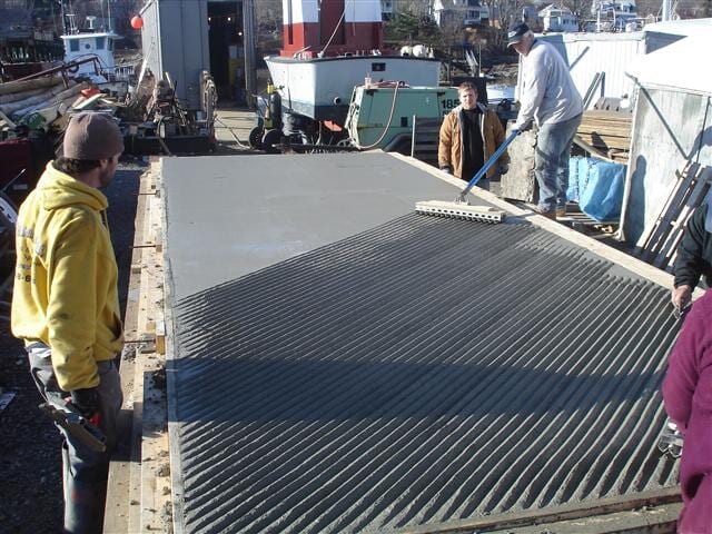 Fabrication of precast panels for the Ipswich Outboard Club boat ramp