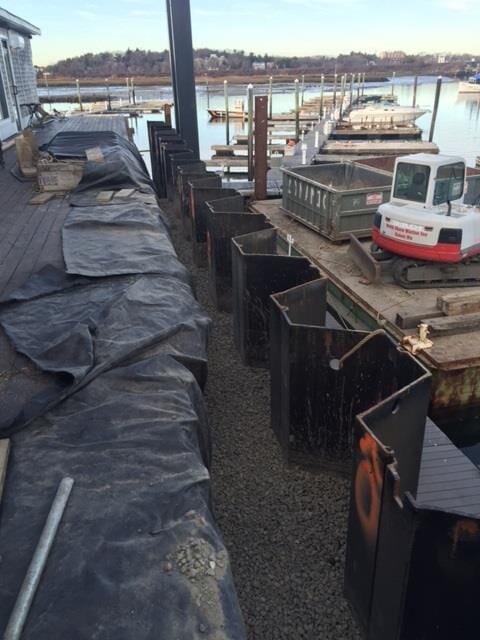 Cape Ann Marina Bulkhead Installation