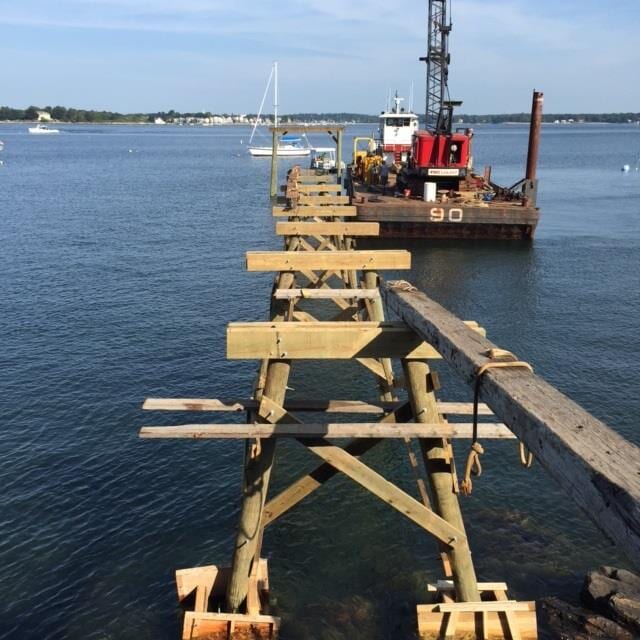 Residential Pier Under Construction