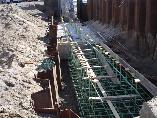 Reconstruction of Prides Crossing Seawall Footing