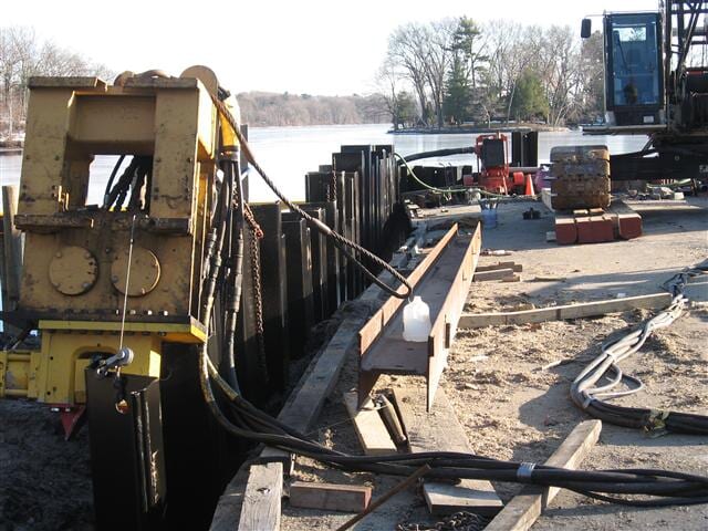Sheet Steel Bulkhead Winchester Boat Club