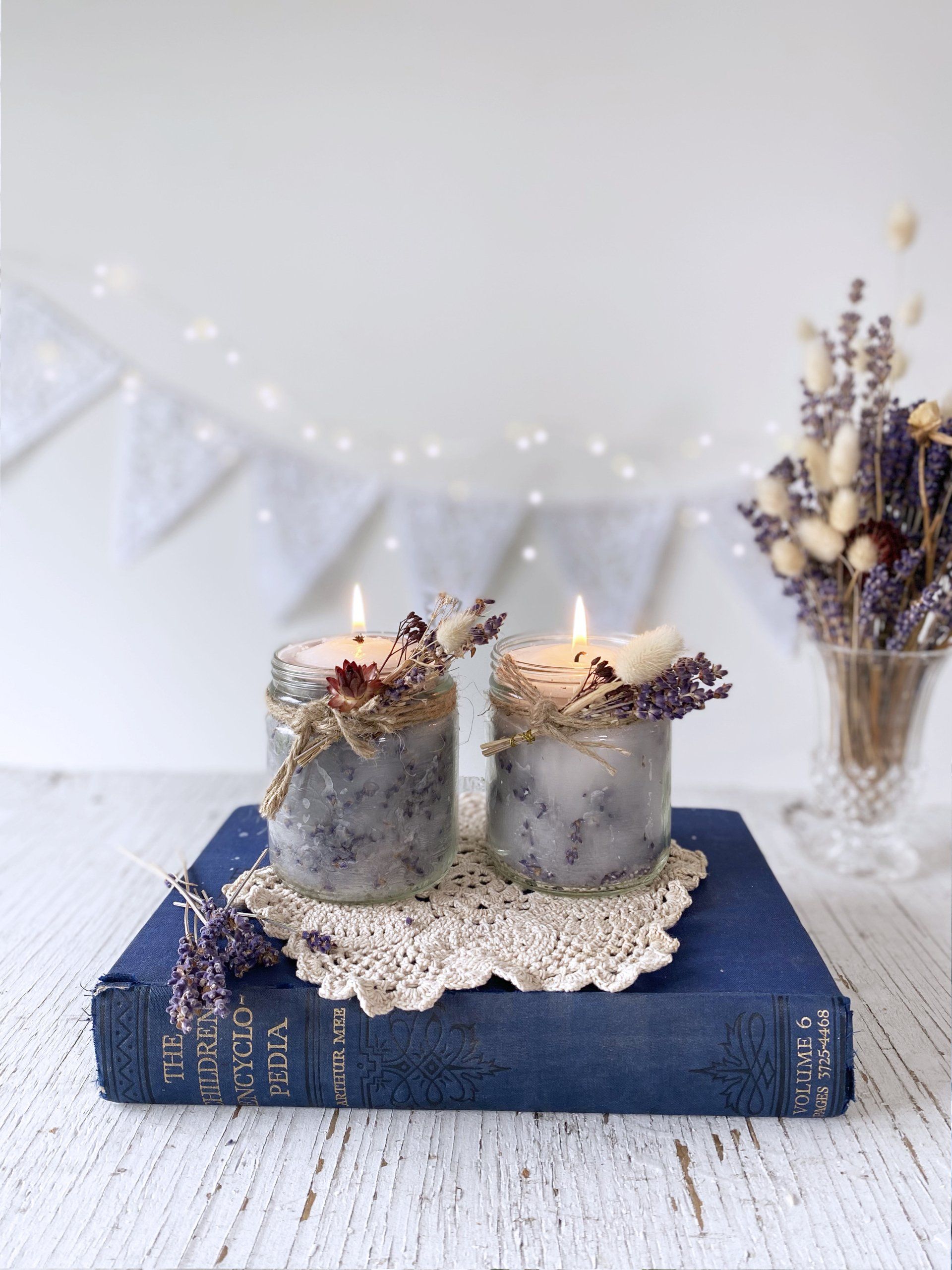 Divine Scents DIY Lavender & Rosemary Candles