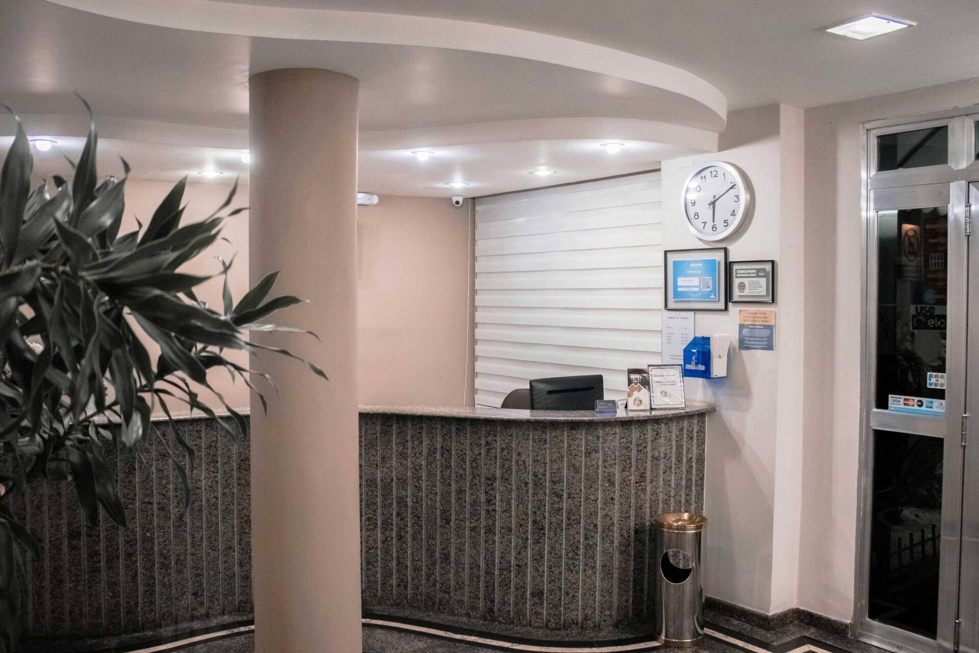 recepção Filadélfia Hotel