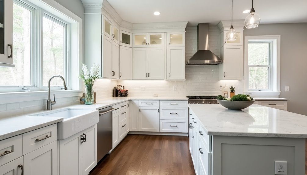 A man is holding a trophy in front of balloons.