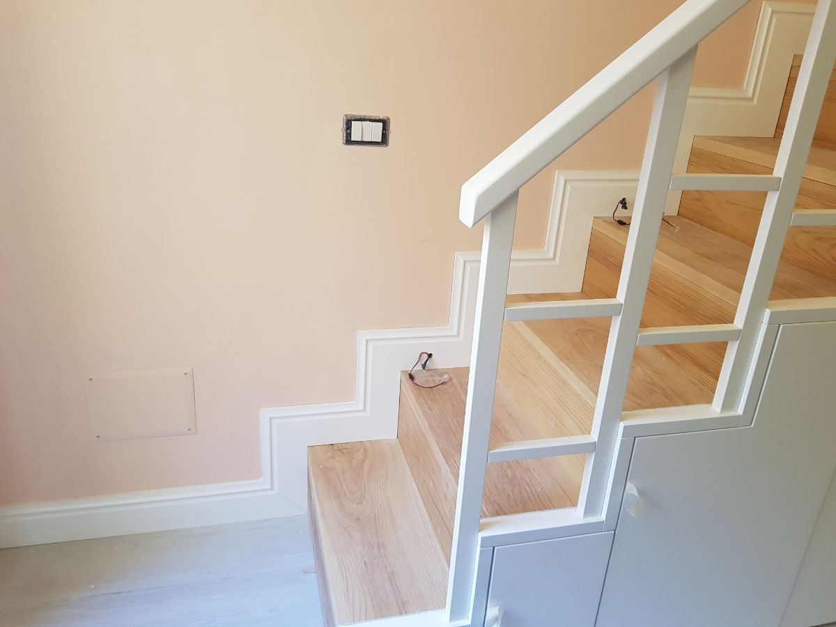 lavorazione legno per scale