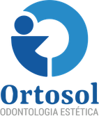Logotipo azul para a clínica odontológica 